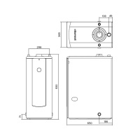 Котёл дизельный напольный двухконтурный KITURAMI TURBO-13